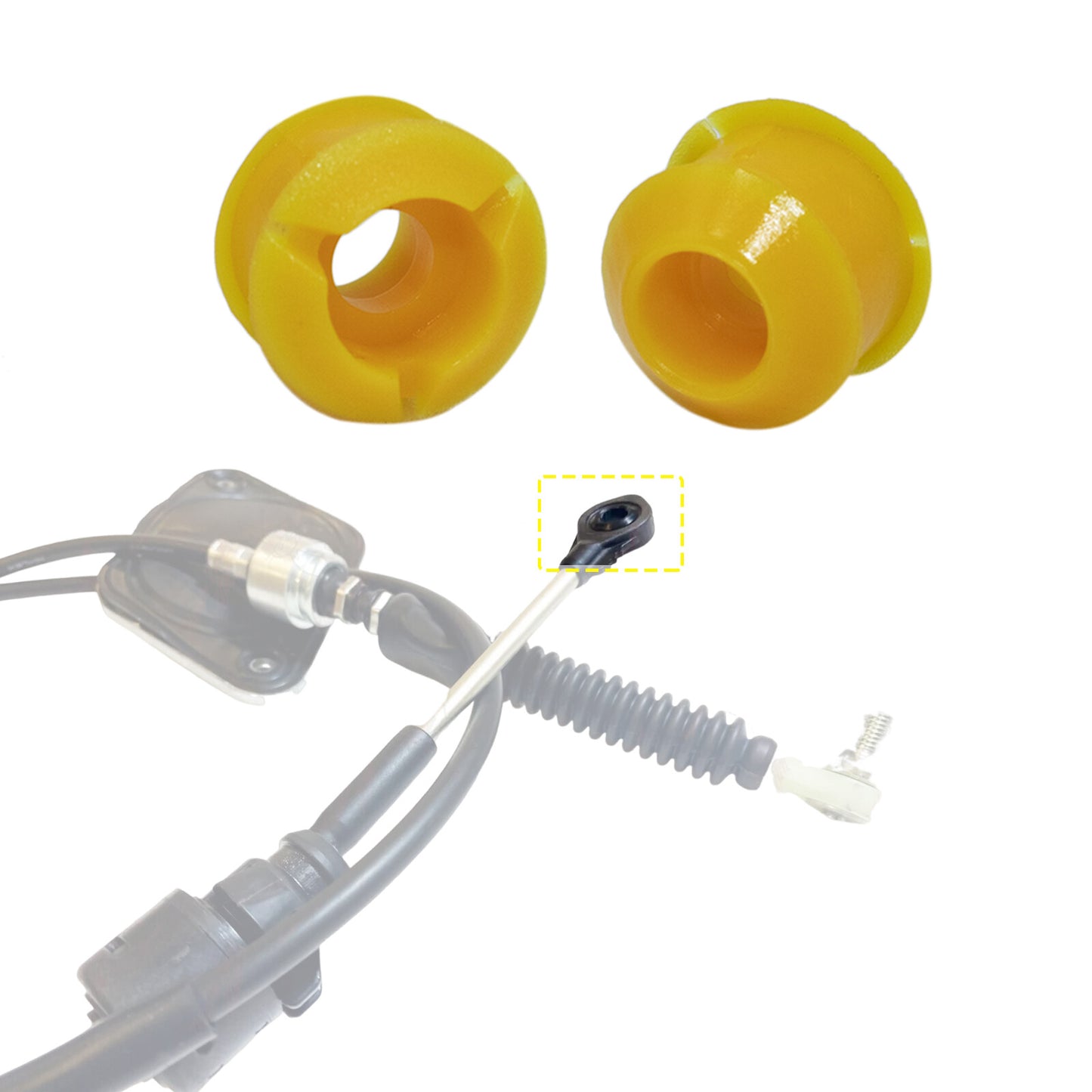 2X for Toyota Rav4 Automatic Transmission Shift Cable Bushing Kit Grommet