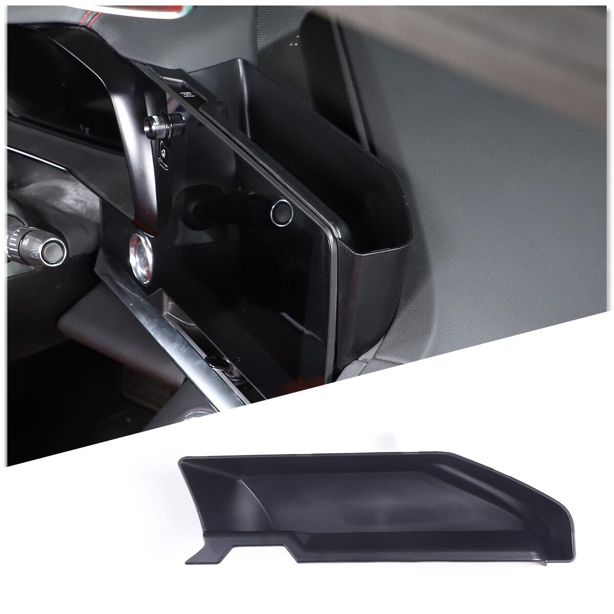 ABS red interior door switch button decorative frame for Corvette C6 2005-2013