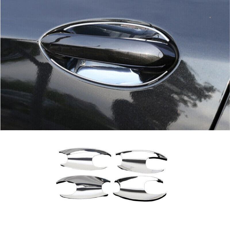 Fit for BMW X3 G01 X4 2018-2021 ABS Chrome Outside Door Bowl Cup Cover Trim 4PCS