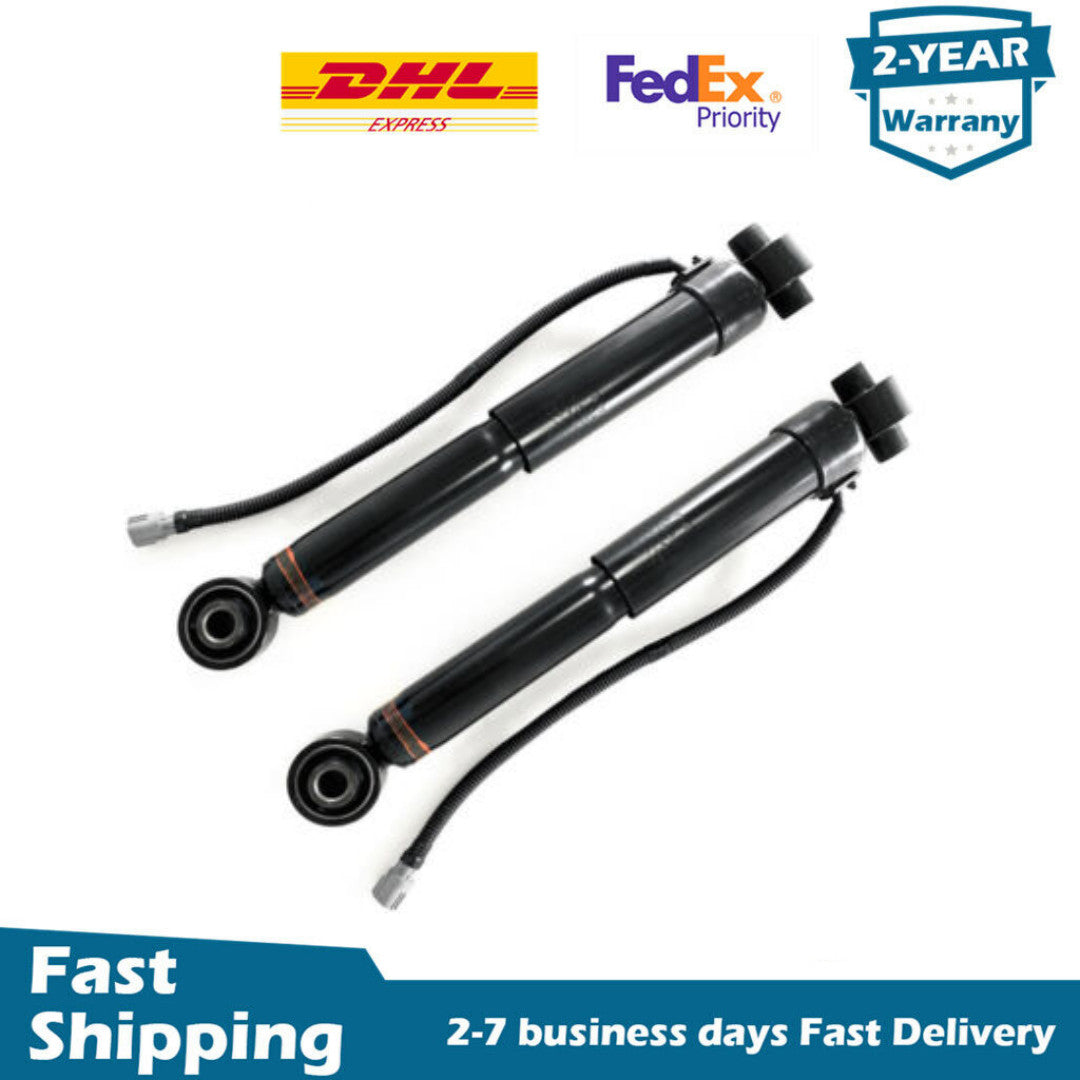 Pair Fit for Toyota Sequoia 5.7L Rear Shock Absorbers With Electric Sensor 2007-2019
