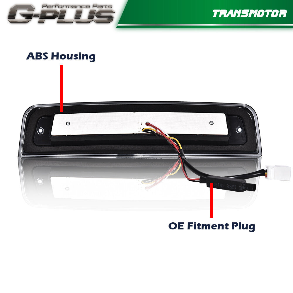 Fits 09-18 for RAM 1500 2500 3500 X-ray LED three-piece lamp/glossy surface