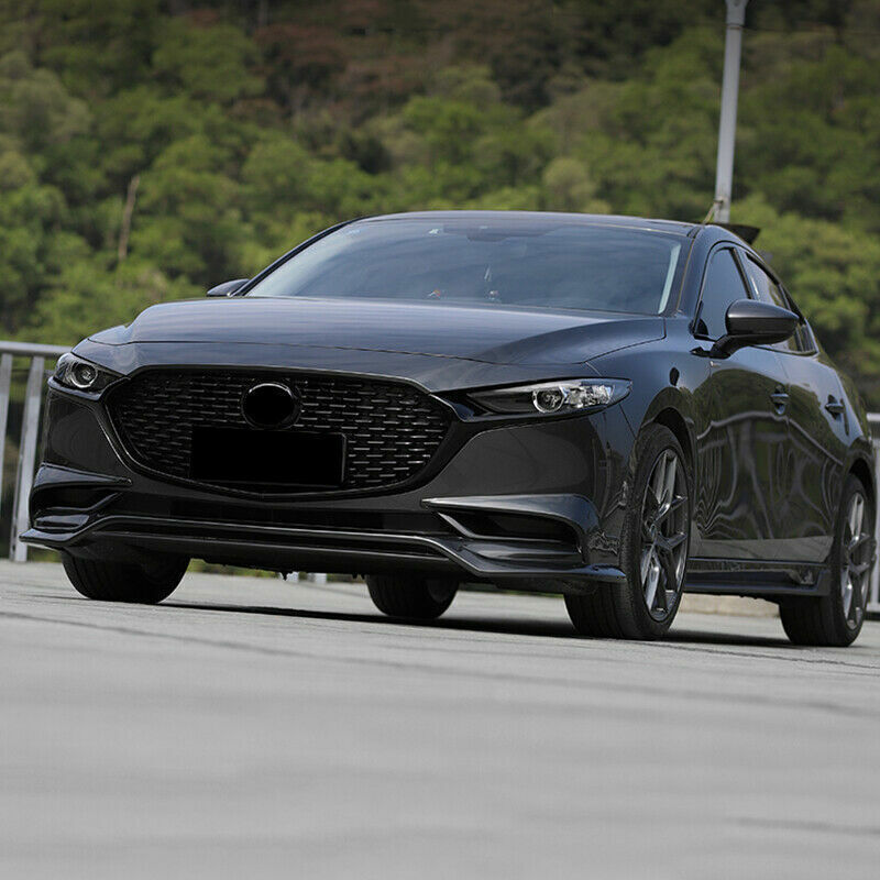 3-piece Gloss Black TRD Front Grille Mesh Trim Cover for Land Cruiser Prado 2017 - 2021