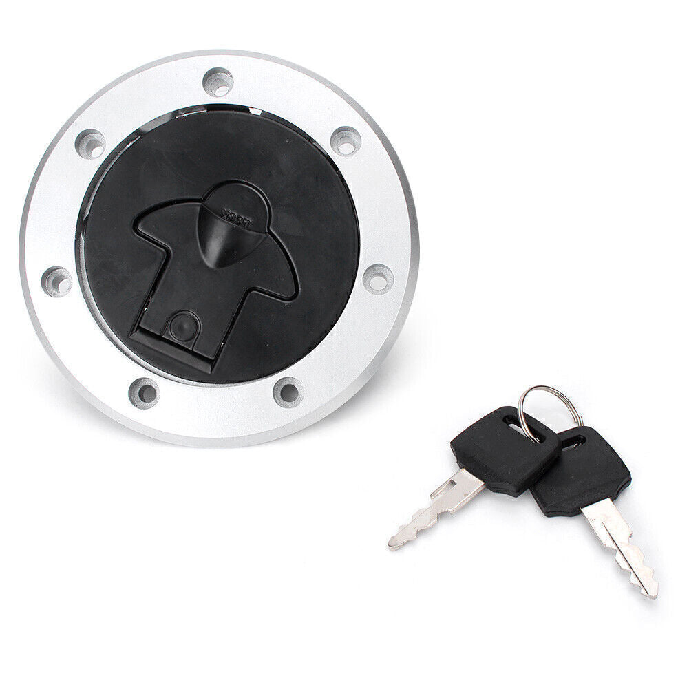 Universal Fuel Gas Tank Cap Cover Lock with Key Fit for Kawasaki ZX6R ZX9R