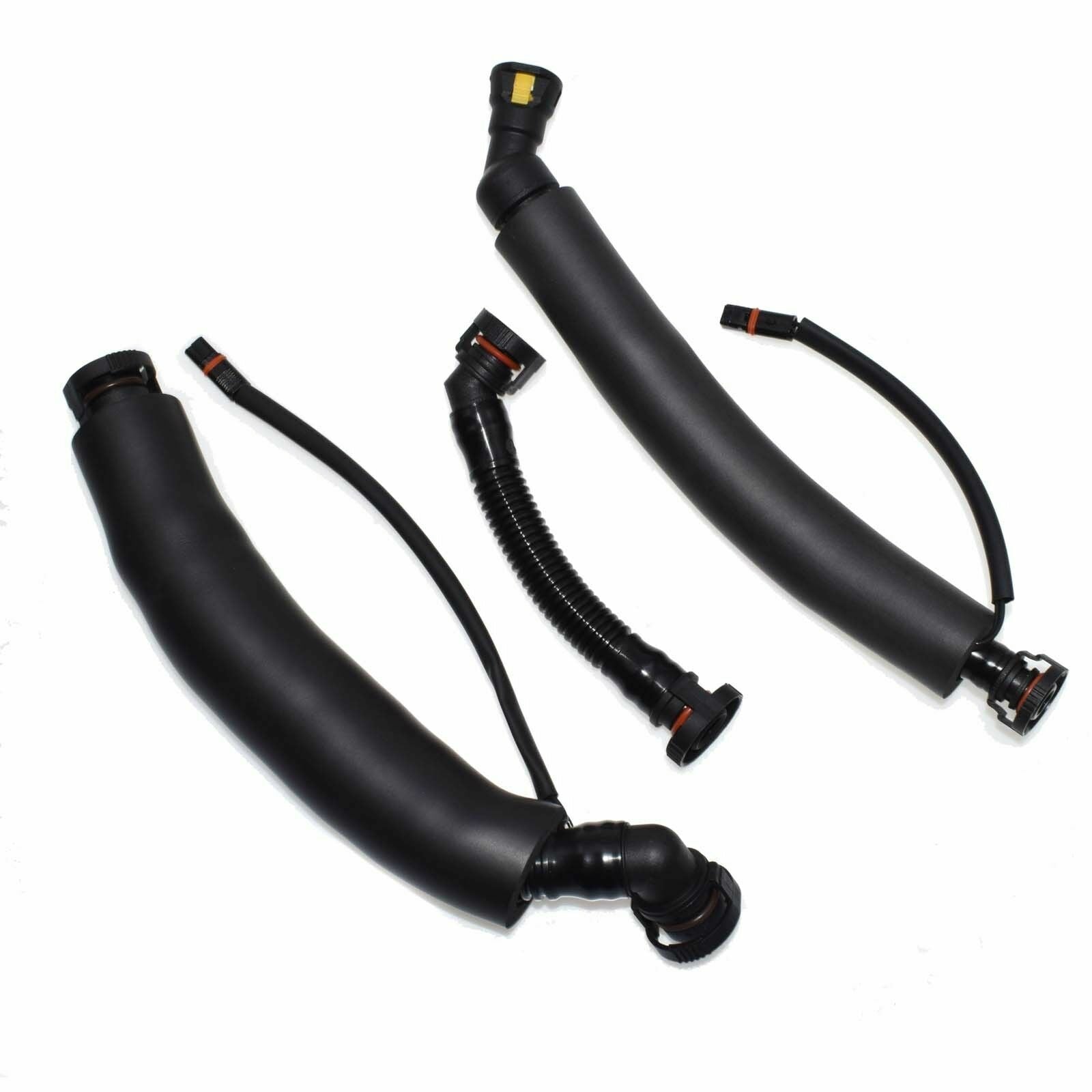 for BMW E60 E90 E91 325i 330i 525i 11157567801 Crankcase Vent Breather Hoses Kit