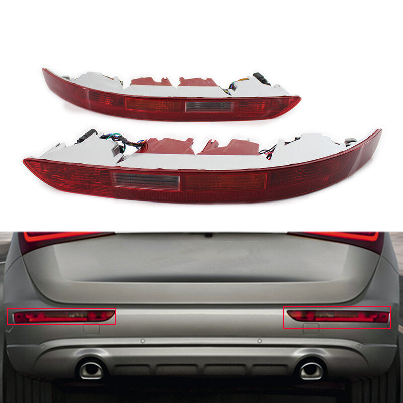 Pair Rear Bumper Reverse Brake Light Tail Lamp Styling for Audi Q5 2009-2016