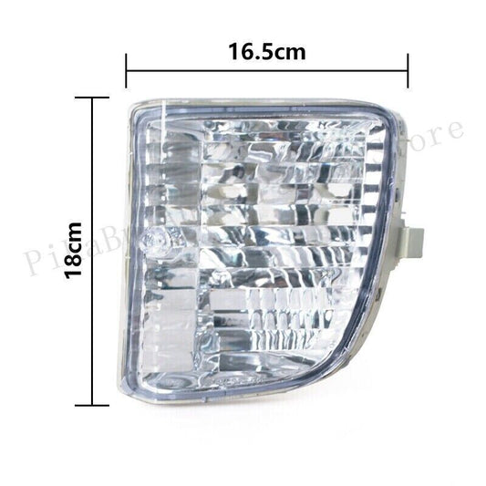 LH+RH front bumper fog light and turn signal lights are applicable to for Toyota RAV4 2001-2003.