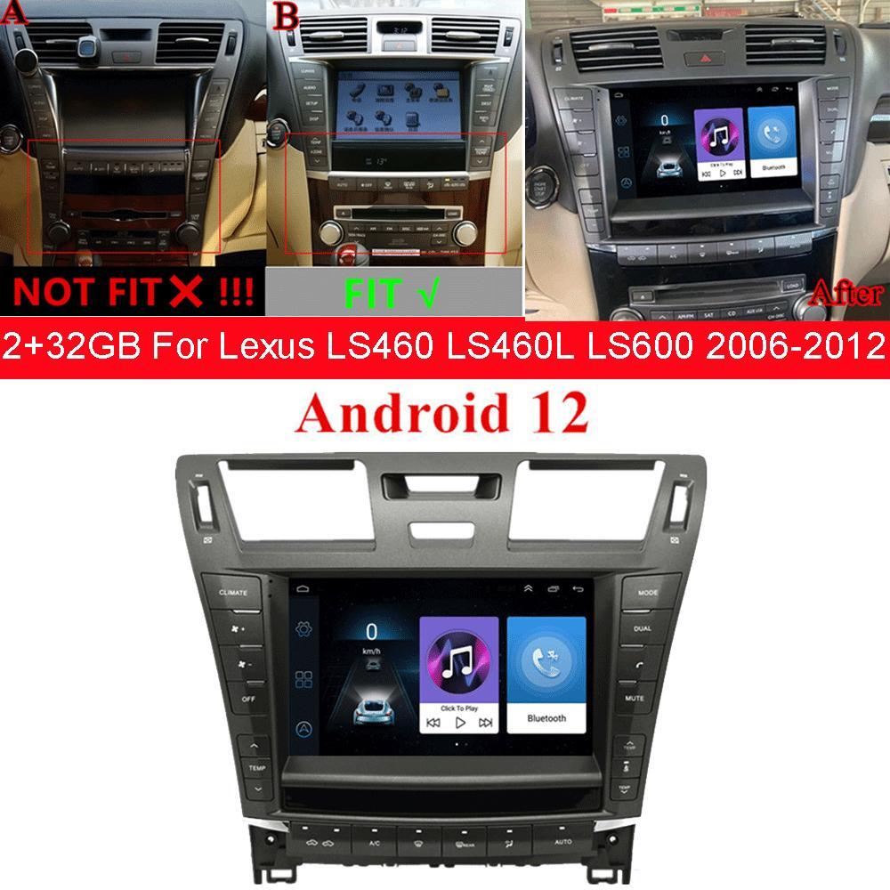 9-inch stereo radio with Navi GPS for 2006-2012 for Lexus LS460. Built-in CarPlay and Android Auto.