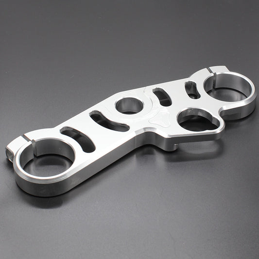 CNC silver three-tree top clamp suitable for Suzuki GSXR1000 07-2008/GSX-R 600/750 06-09