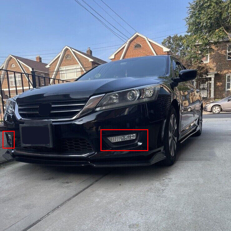 Pair Front Bumper Fog Light Lamp Assembly For 2013-2015 for Honda Accord Sedan 4Dr