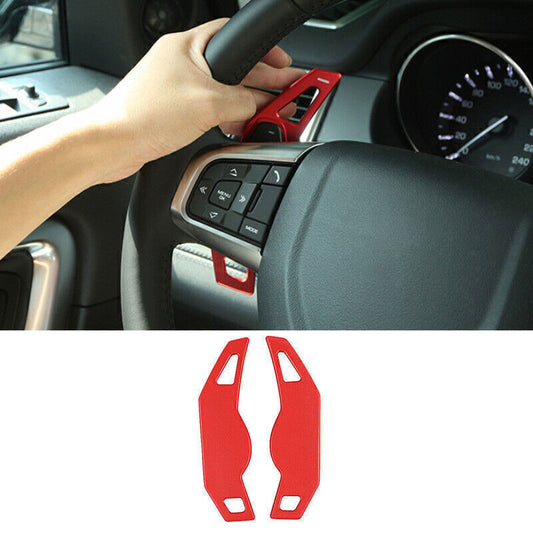 for Range Rover Evoque 12-19 Red Aluminum Steering Wheel Shift Paddle Shifter 2X