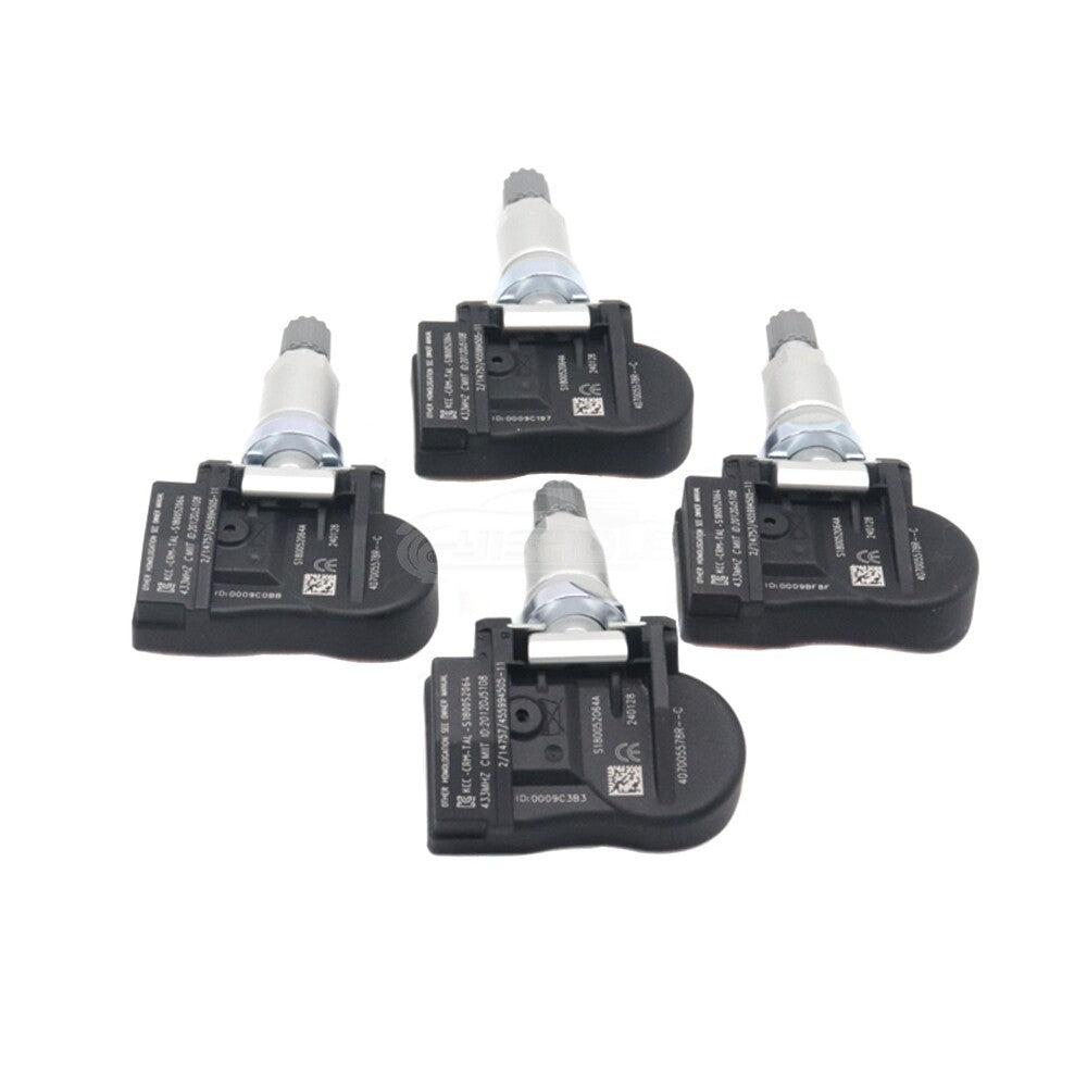 SET of 4 407005578R TPMS TYRE PRESSURE SENSOR for RENAULT MEGANE II 407000435R