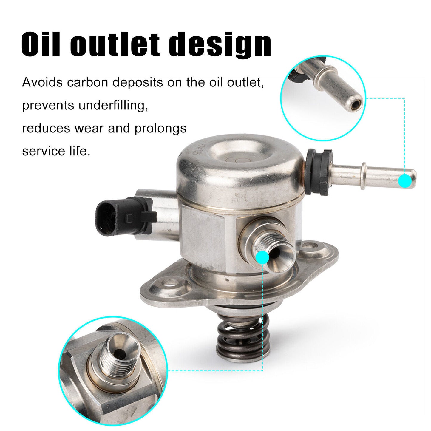 1x 2017-2019 High Pressure Pump 35320-2B250 for Hyundai Sonata for Kia Soul Rio 1.6L