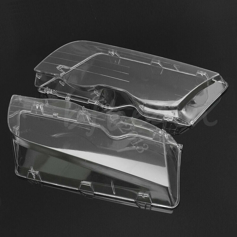 Pair Headlight Lens Covers L+R for BMW E46 3-Series 323i 325i 328i 4DR 1998-2001