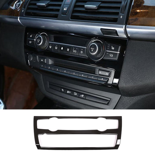 Gloss Black ABS Air Conditioner Volume Button Trim for BMW X5 E70 X6 E71 2008-13