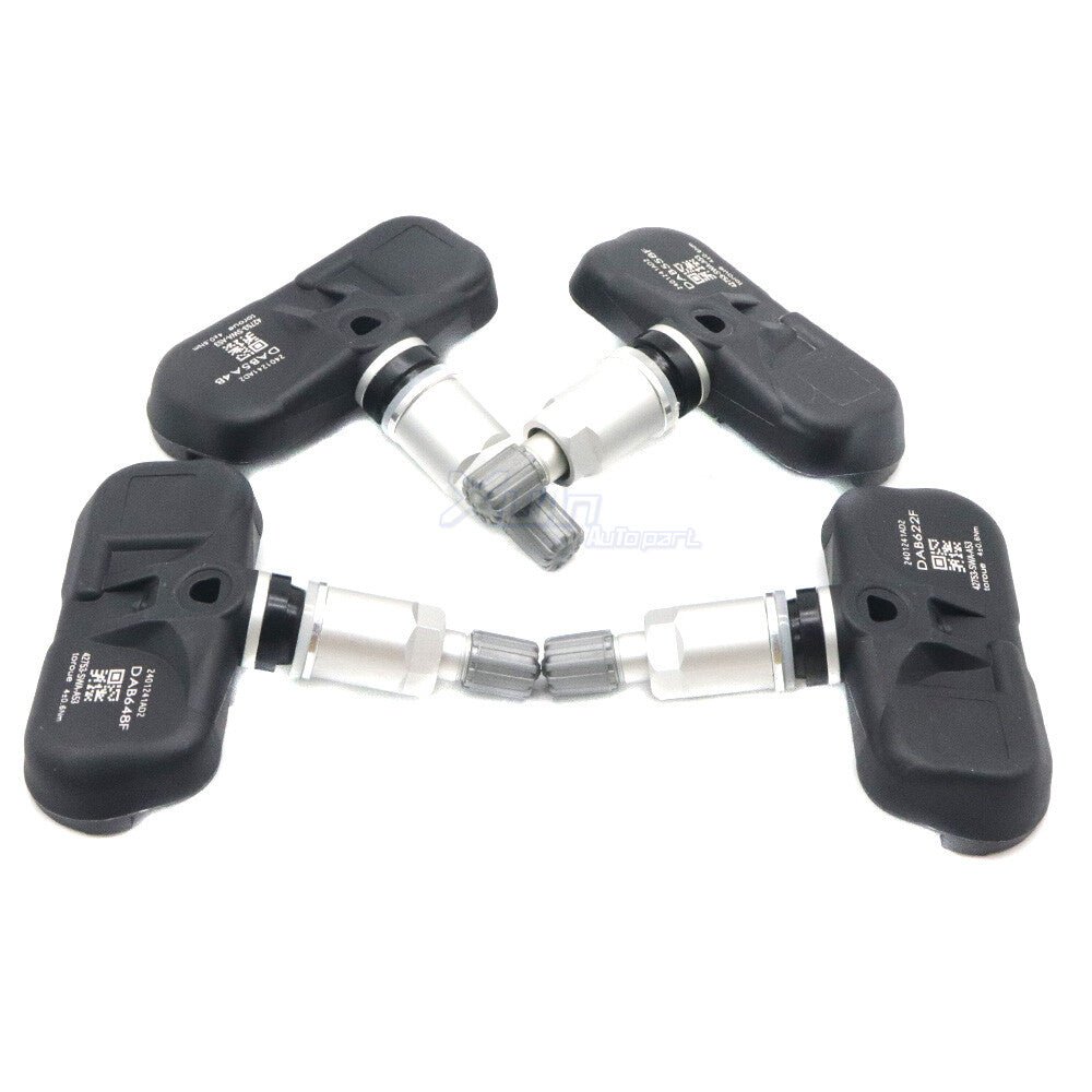 Set of 4 TPMS Wheel Tire Pressure Sensor Fit for Honda CR-V Accord 42753-SWA-A53