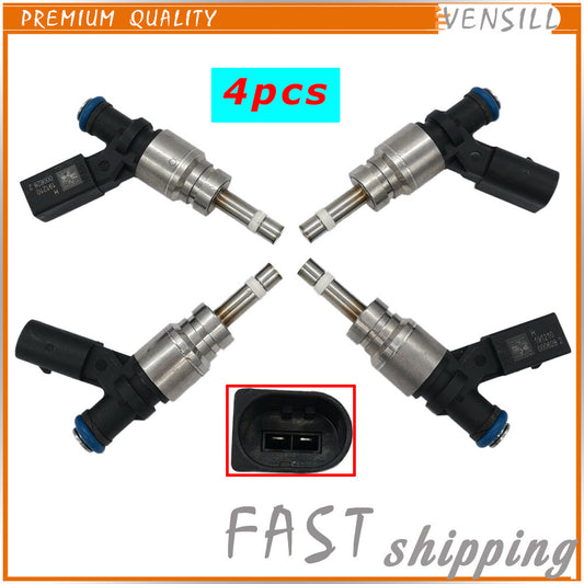 Set of 4X Fuel Injectors 06E906036C for Audi A4 A6 S6 S8 2.0L 3.2L 5.2L 05-11