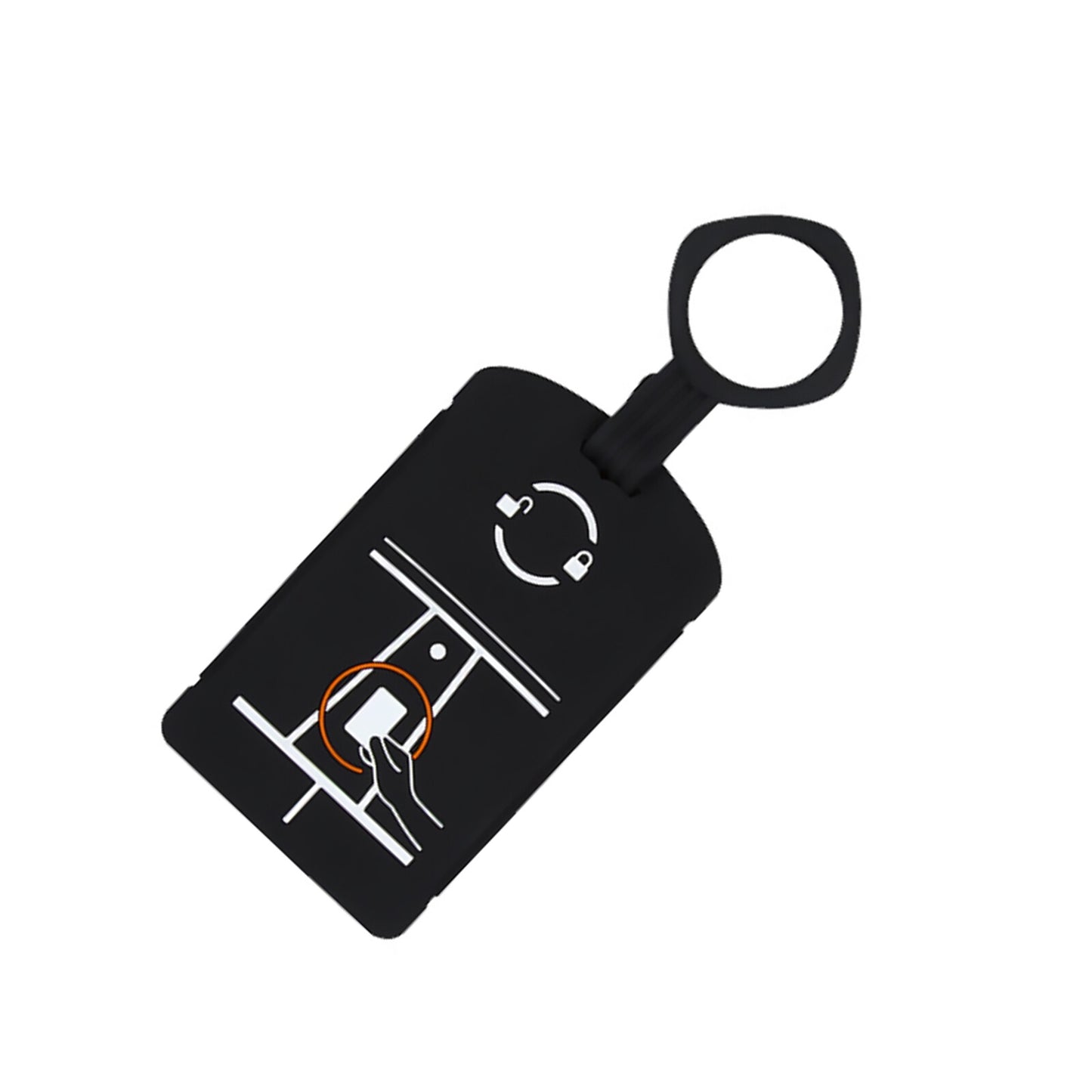Black Silicone Key Card Case Protective Cover Replacement for Tesla Model 3 Y