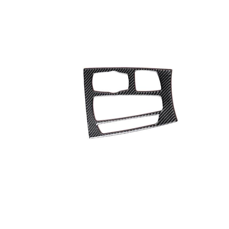 for BMW X5 F15 2014-18 Real Carbon Fiber Console Gear Shift Frame Cover Trim 1P