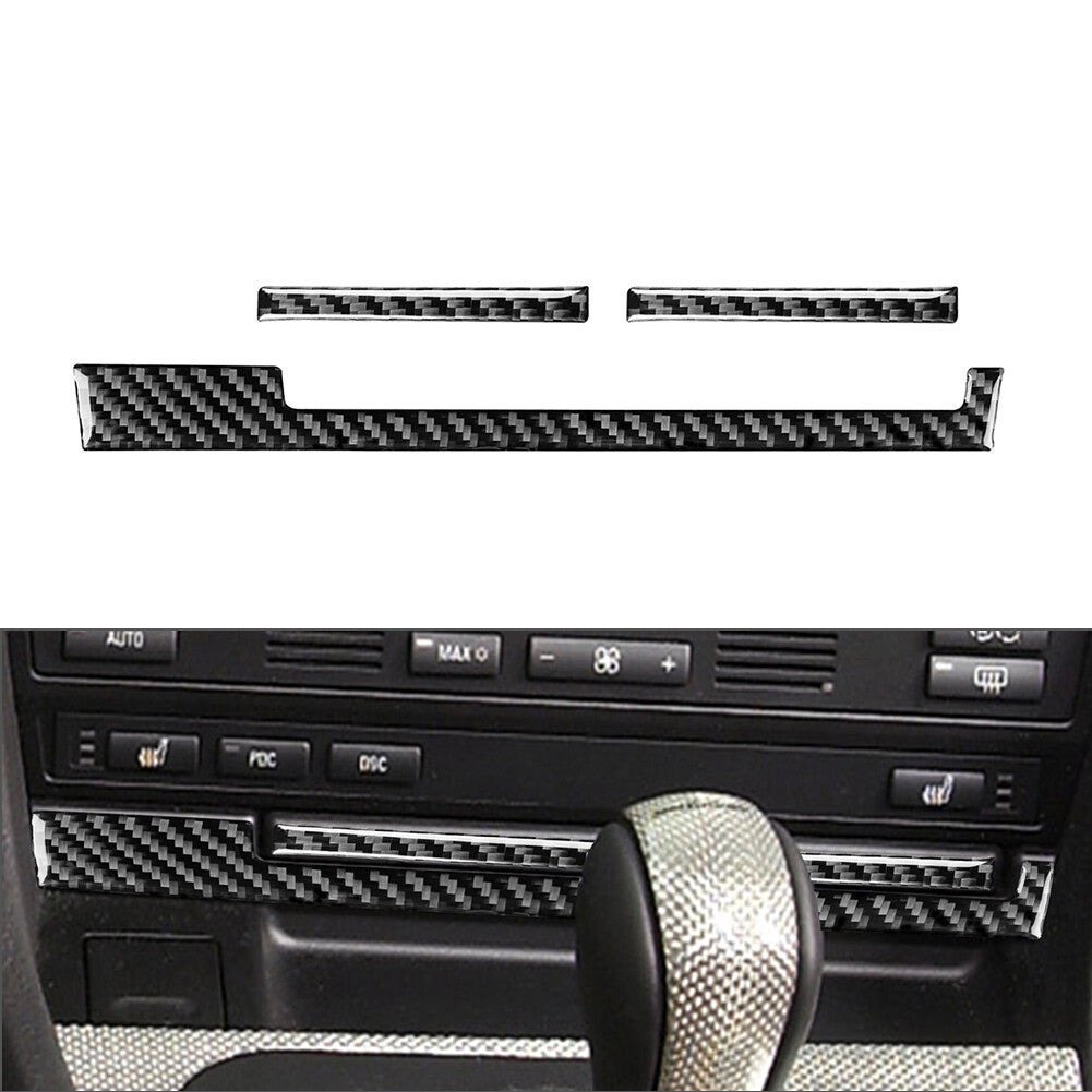 Carbon Fiber Below Cup Holder Cover Trim for BMW 5 Series M5 E39 1998-2003 02
