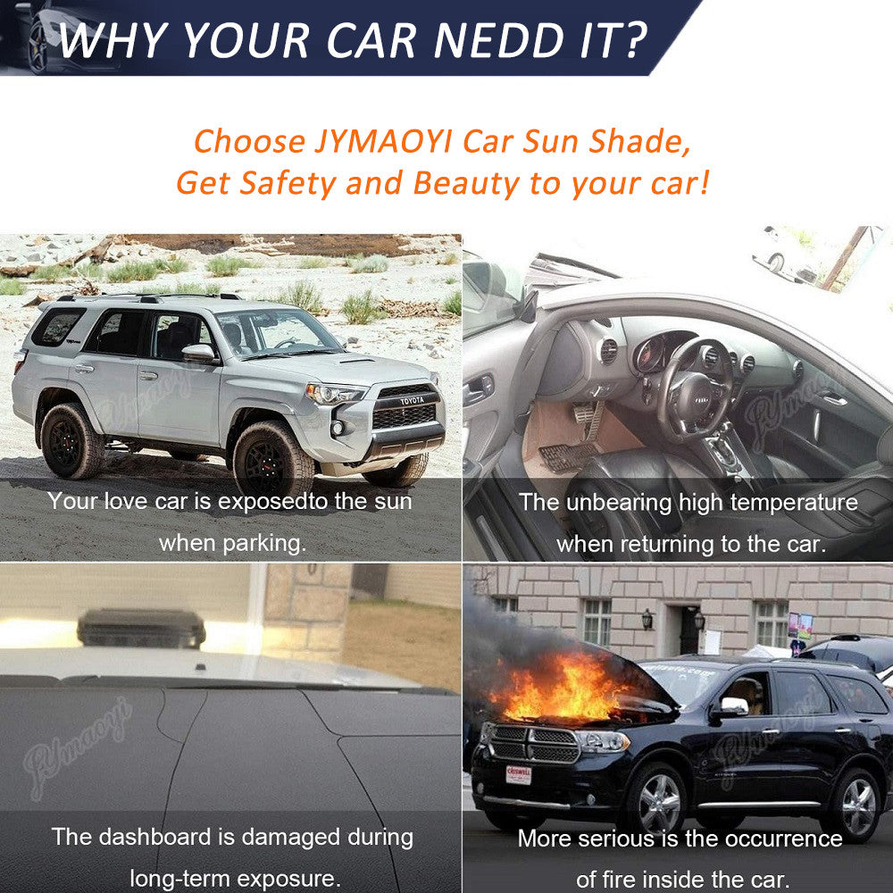 for Volkswagen Large Car Windshield Sun Shade for VW Cover Foldable Anti UV Screen