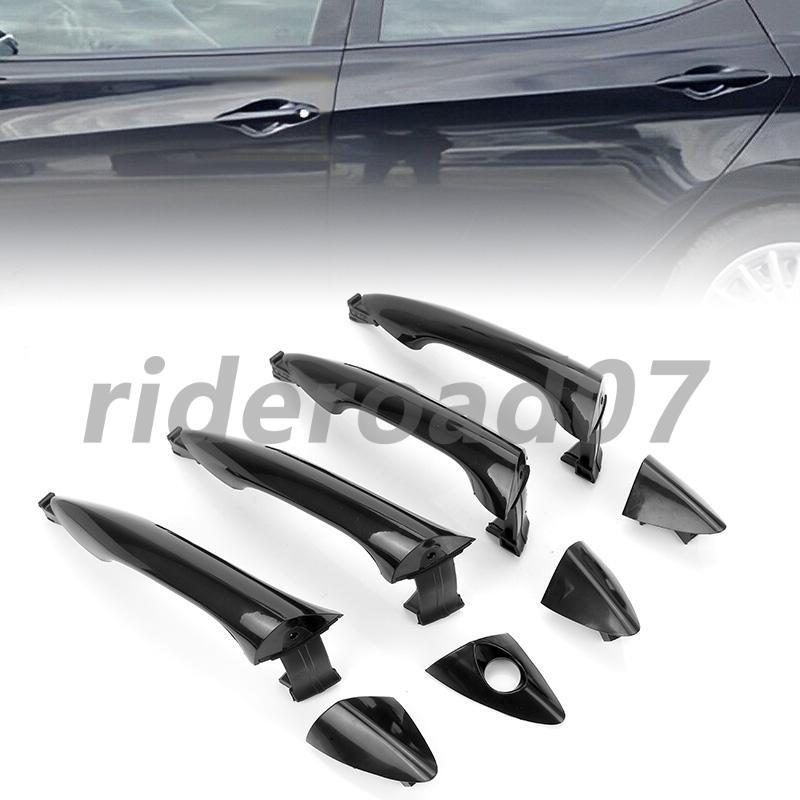 4PCS Exterior Outside Door Handle Front Rear Set for Hyundai for Elantra 2011-2016