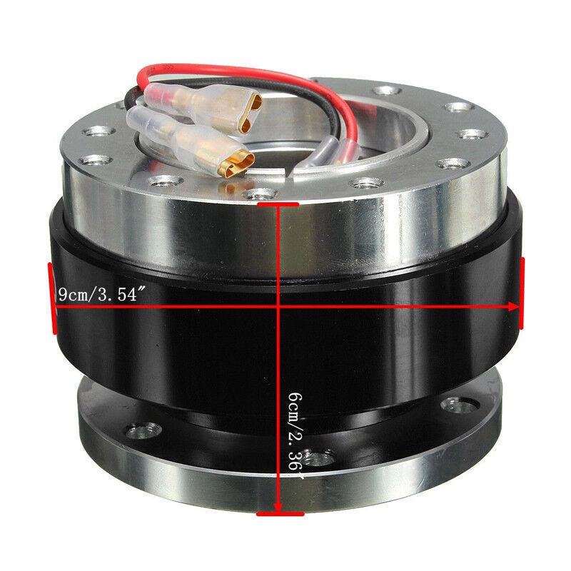 1-piece 6-hole car steering wheel quick-release hub adapter clip trim