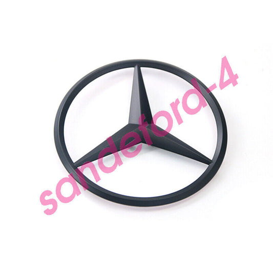 S63 SEDAN AMG Trunk Star Badge MATTE Black Rear Logo for Mercedes S450 S560 W222