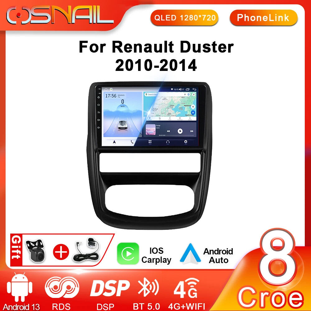 for Renault Duster 1 10-14 for Nissan terrano Video Player GPS Stereo Car Radio