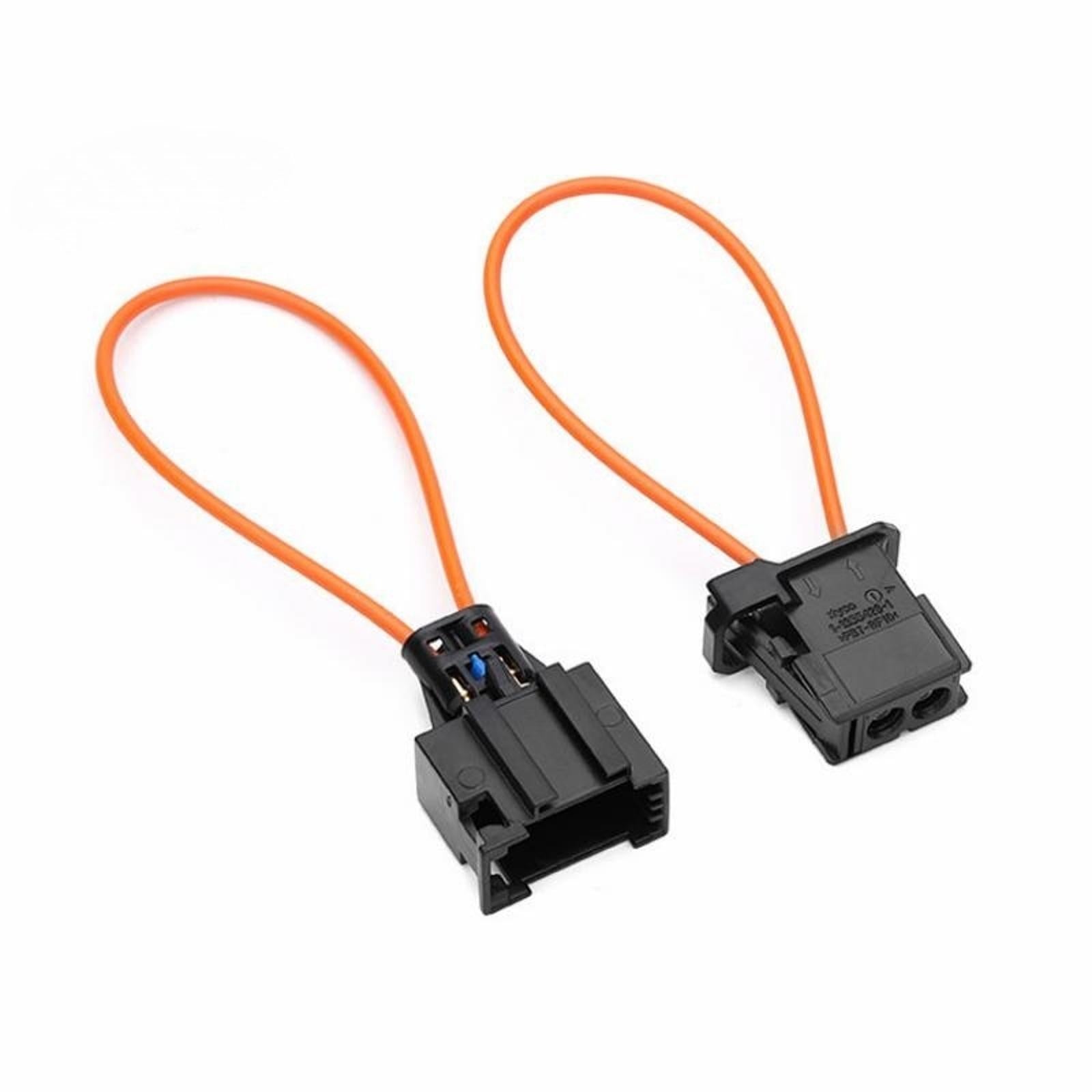MOST Optical Optic Fiber Loop Bypass Connector Cable Socket MALE FEMALE Adapter