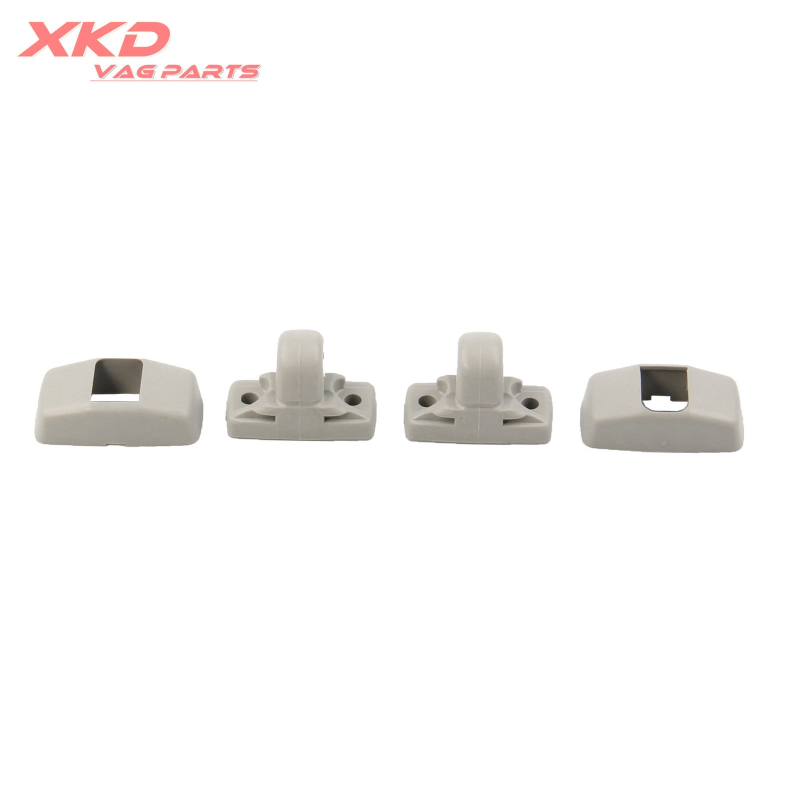 One Pair Gray Sun Visor Retaining Clip Fit for VW Beetle Eos for Golf for Jetta for Passat