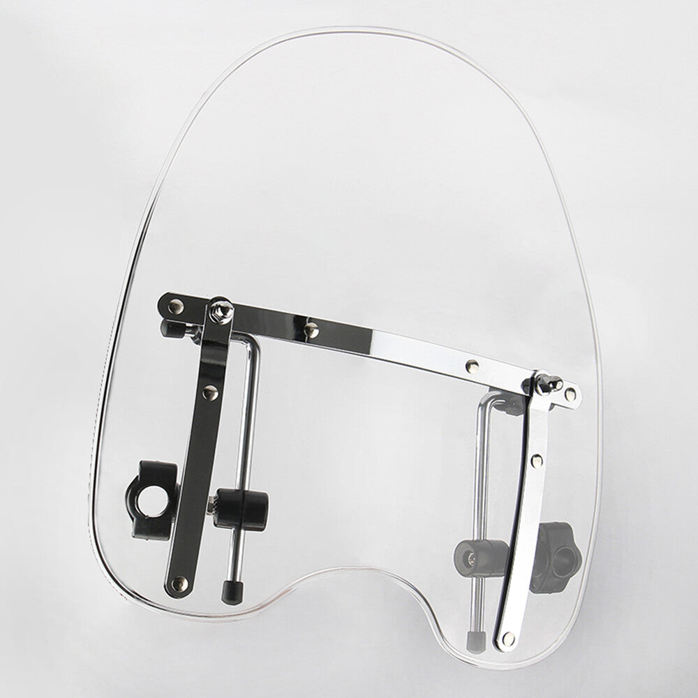 Large windshield hardware 18' x 16' universal for 7/8  1 inch handlebars