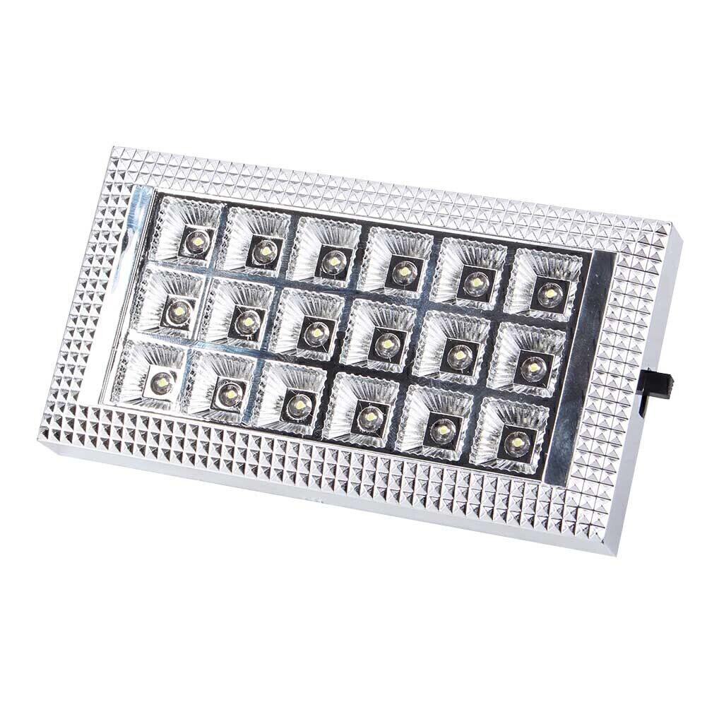 18 LED Roof Ceiling Vehicle Reading Lights Car Interior Lamp Bulb White DC 12V