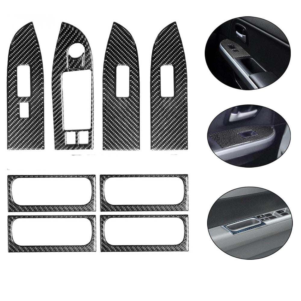 7X Carbon Fiber Door Decorative Cover Trim for Suzuki Grand Vitara 2006-2013