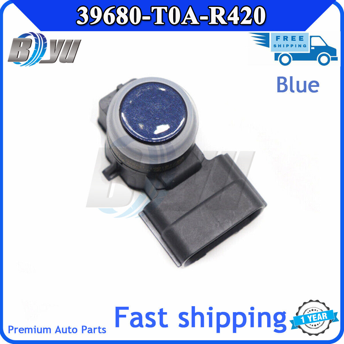 PDC Right Bumper Parking Sensor 39680-T0A-R420 for 2016-2018 for Honda Accord (Blue)