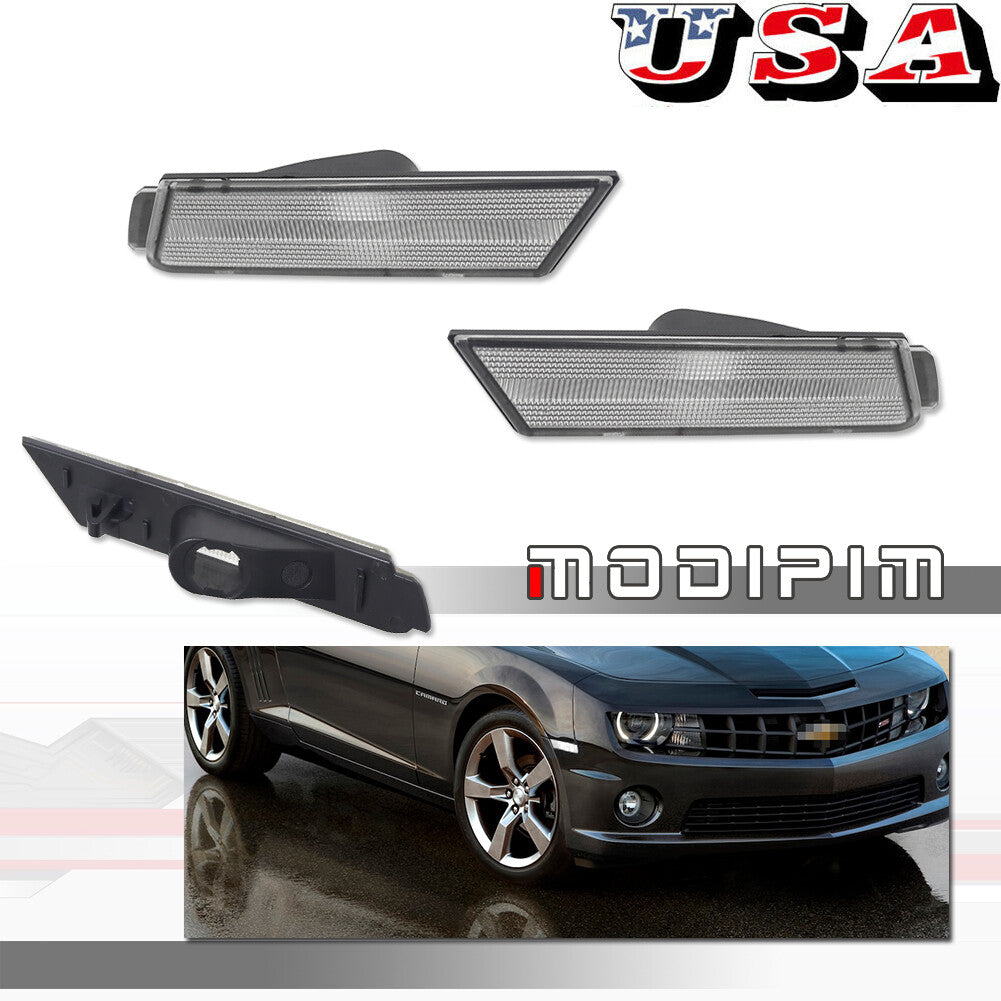 For 2010-15 for Chevrolet Camaro Clear Lens Front Marker Light Housing Replacement Kit