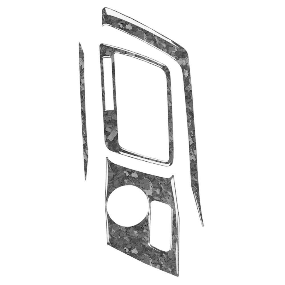 Console Gear Shift Panel Trim for Chevrolet for Corvette C7 14-19Forged Carbon Fiber