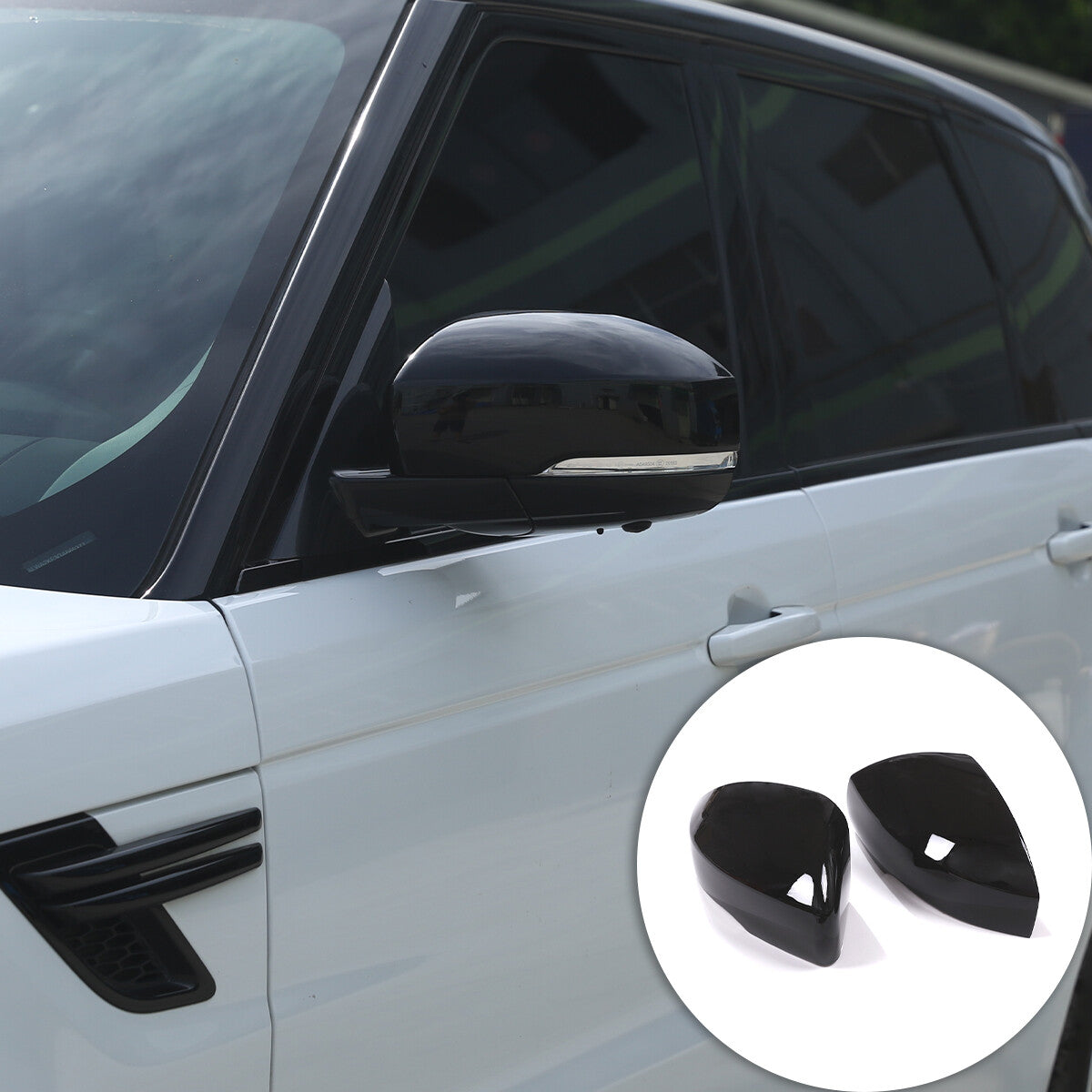 Silver alloy A-pillar handle cover replacement trim for Toyota FJ Cruiser 07-21
