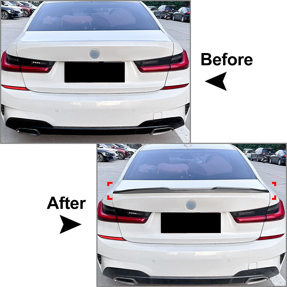 Rear Trunk Spoiler Wing Lip FIT for BMW 3 Series G20 G80 M3 PS Style
