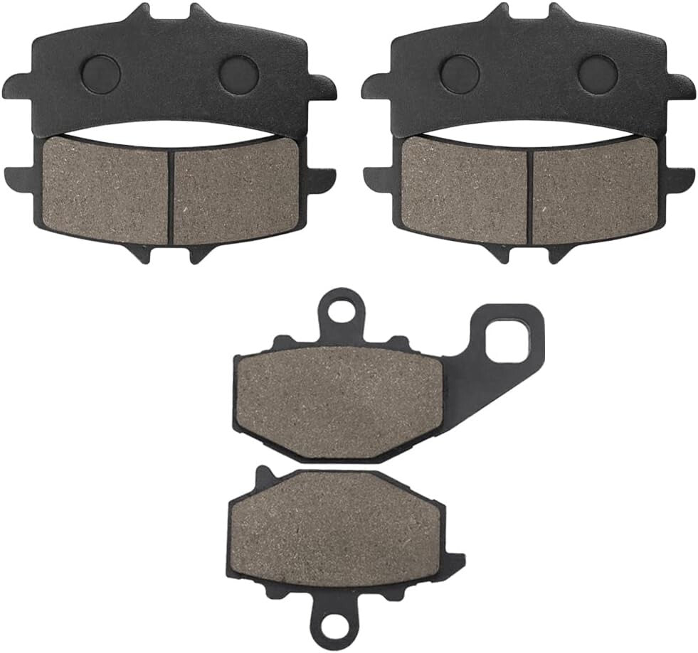 Front and Rear Brake Pads Semi-metallic for Kawasaki Z1000 ABS/310mm Round Discs