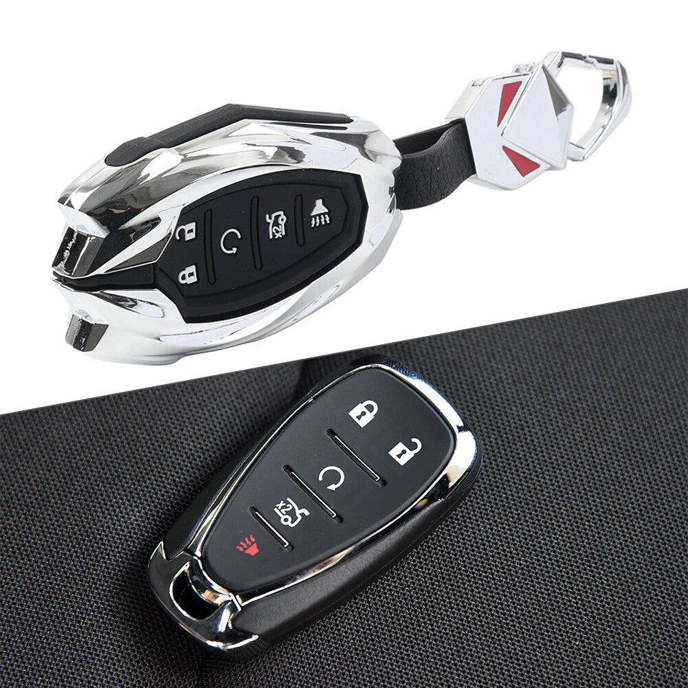 Remote Fob Shell Cover Silicone Car Key Case for Chevrolet Camaro Malibu for Cruze