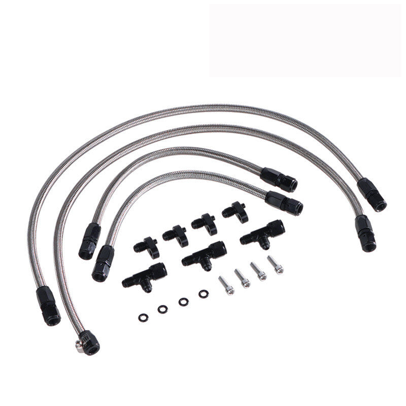 Steam ventilation hose coolant cross kit 4AN stainless steel for LS LSX LS1 LS2 LS6 LM7