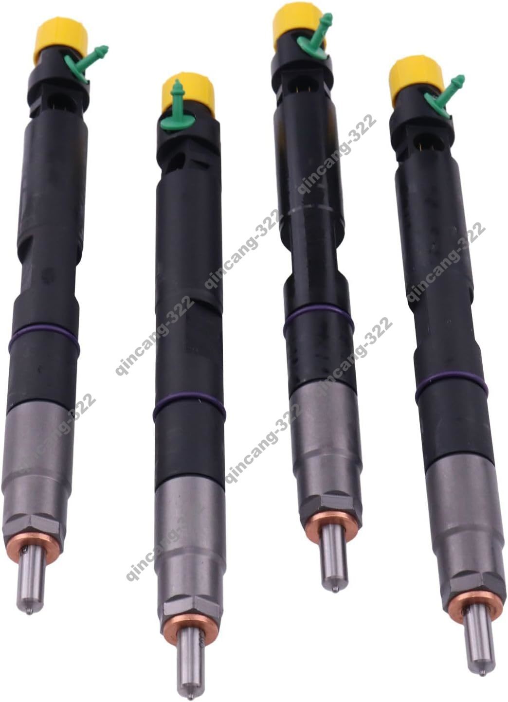4 Pieces Fuel Injector 28229876 320/06827 for JCB Engine ECOMAX 444 TCAE-93