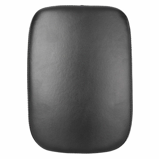 Universal Rear Passenger Pillion for Seat Cushion Black Leather Fit for Harley Davidson