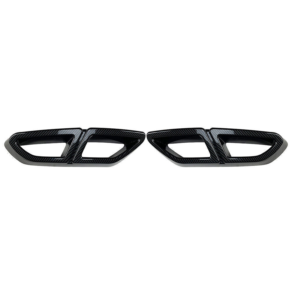 ABS Rear Exhaust Muffler Tail Pipe Cover Trim for VW for Passat B8 2016-2019 18