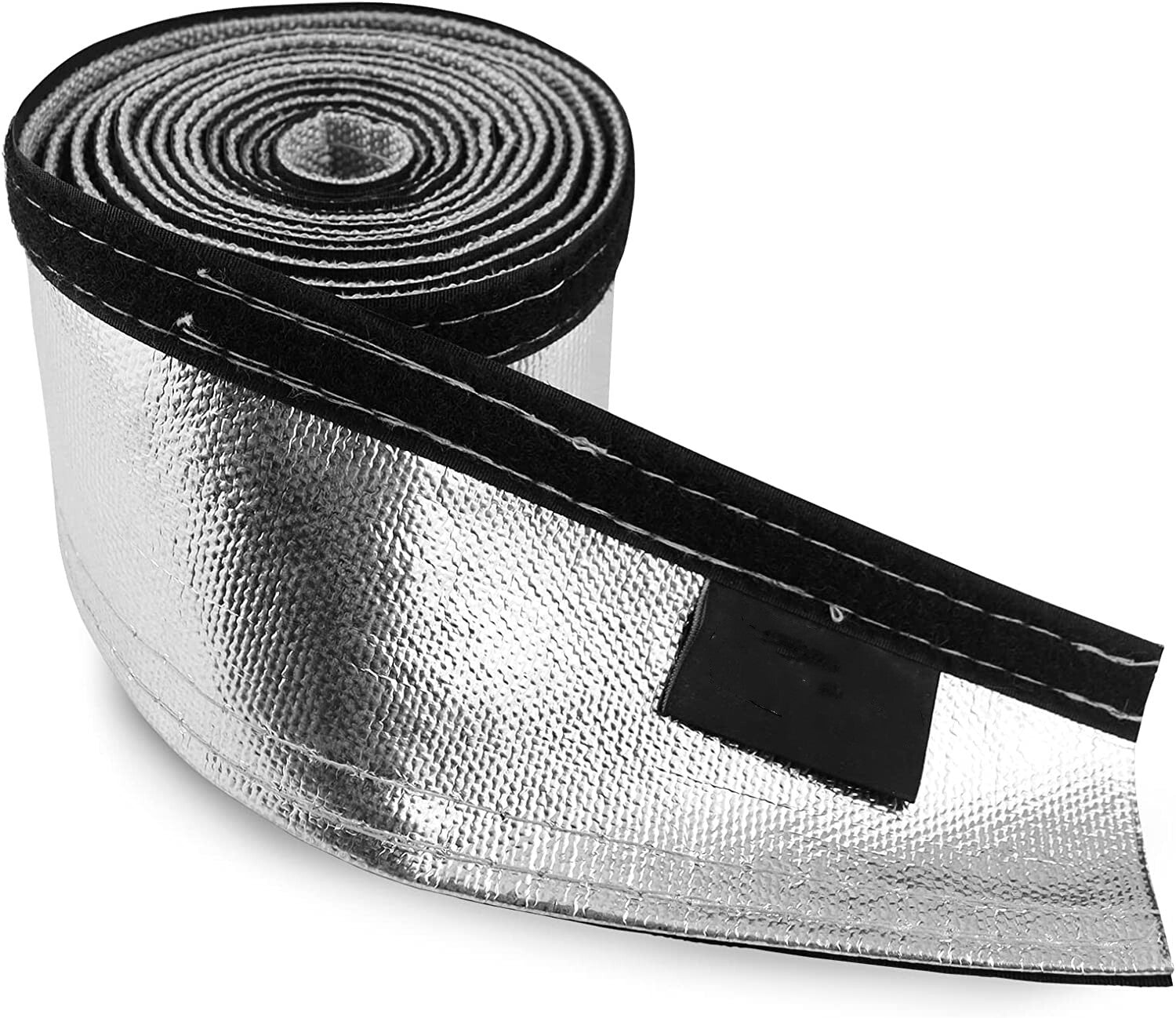 Aluminized heat shield tubing 1/2 inch IDX 10 ft for thermal protection hose