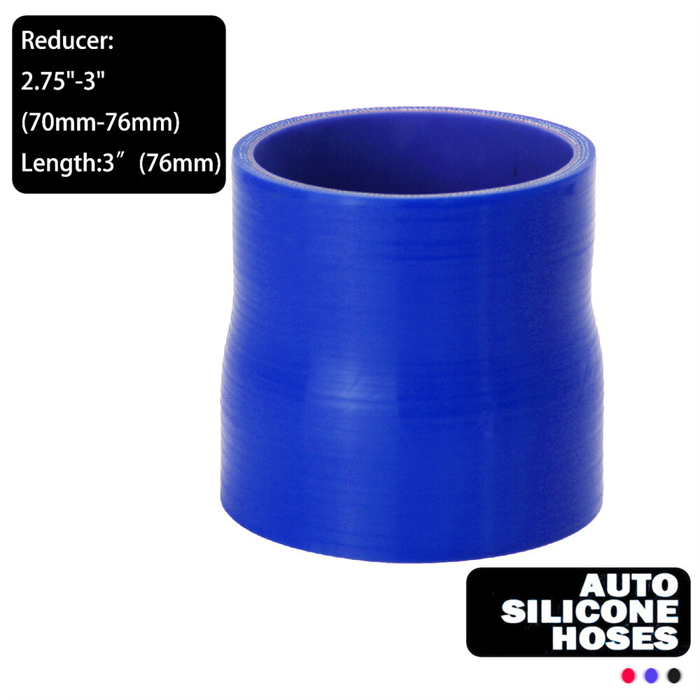 2.75 to 3 70mm -76mm Silicone Reducer Coupler Turbo Hose For Air Water Tank