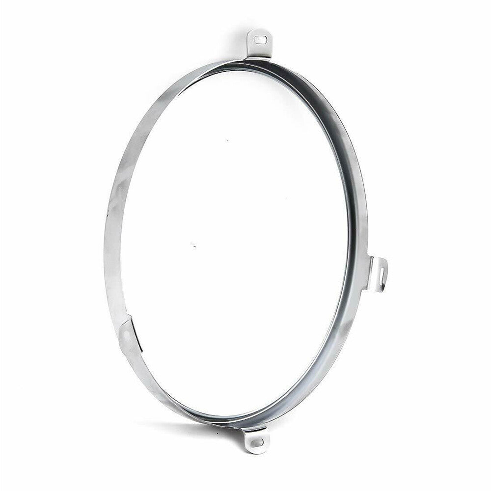 Chrome automotive headlight mounting bracket base ring trim for Jeep for Wrangler TJ 07-17