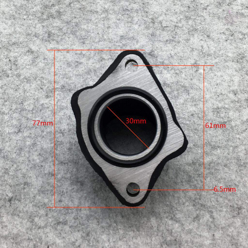 Motorcycle Carburetor Rubber Adapter Inlet Intake Manifold Pipe 150CC ~ 300CC