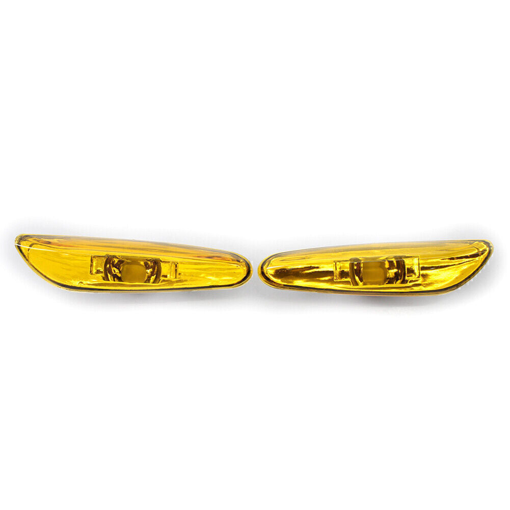 for BMW E46 4DR 02-05 63137165915 2pcs Side Marker Light Turn Signal Lamp Yellow