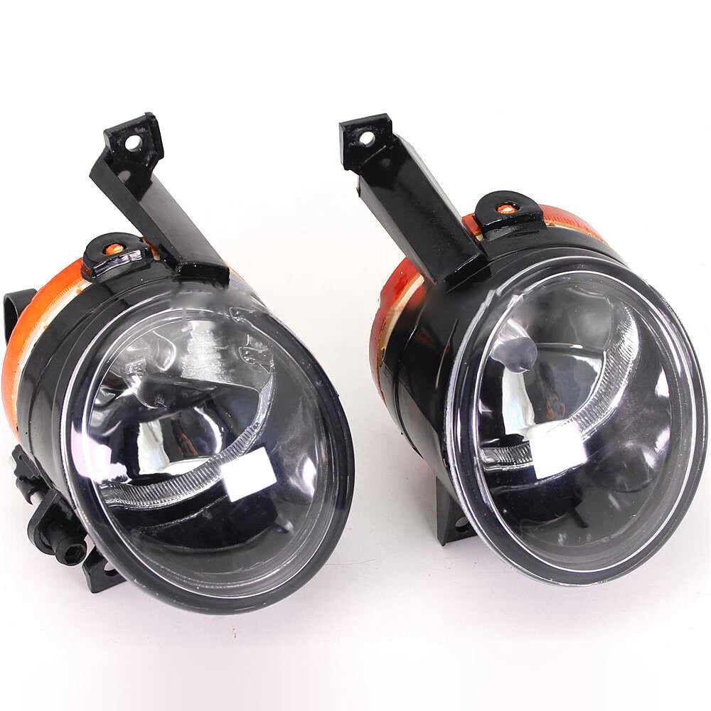 Pair Fog Lamp Light With Bulbs for VW for Tiguan 2007 2008 2009 2010 2011